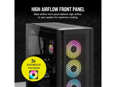 Corsair iCUE 5000D RGB Airflow, ATX - Svart#3