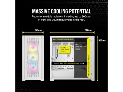 Corsair iCUE 5000D RGB Airflow, ATX - Vit#7