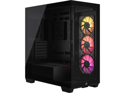 Corsair 3500X ARGB Mid-Tower PC Case, ATX, TG - Svart