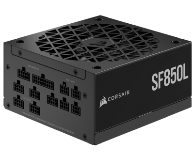 Corsair SFX PSU SF850L, ATX 3.0, 80PLUS Gold, Löstagbara kablar