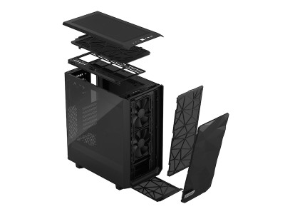 Fractal Design Meshify 2 Compact, TG Light, ATX - Svart#9