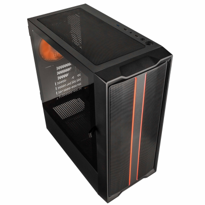 Kolink Inspire Series K12 ARGB Midi Tower, ATX, fönstersida - Svart#2