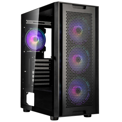 Kolink Observatory Duo ARGB, ATX, Tempered Glass - Svart#1