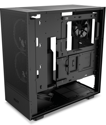 NZXT H5 Flow Mid Tower Case Dark tempered glass, ATX - Svart#2