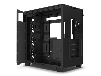 NZXT H9 Flow Dual Chamber, ATX - Svart#5