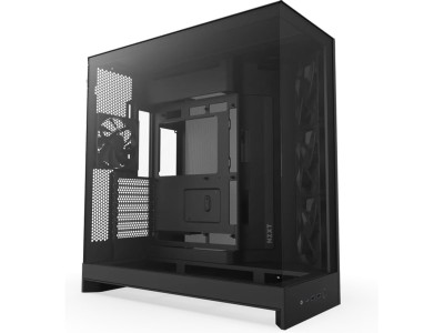 NZXT H9 Flow 2025, Tempered Glass, ATX - Svart