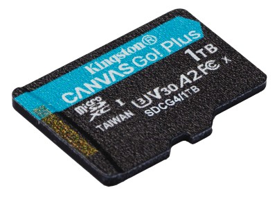 Micro Secure Digital SDXC 1 TB Kingston Canvas Go! Plus Gen4, 200/160 MB/sek, Class 10, UHS-I U3, V30, A2, inkl. SD-adapter#2