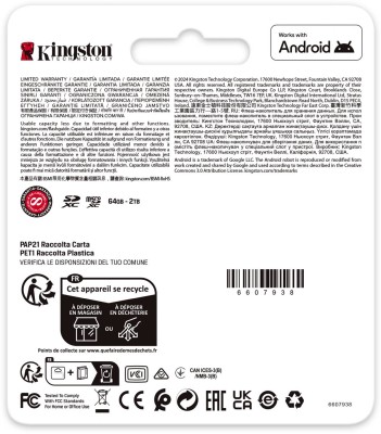 Micro Secure Digital SDXC 1 TB Kingston Canvas Go! Plus Gen4, 200/160 MB/sek, Class 10, UHS-I U3, V30, A2, inkl. SD-adapter#4