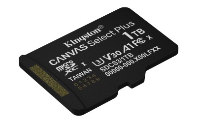 Micro Secure Digital SDXC 1 TB Kingston Canvas Select Plus Gen3, 150 MB/sek läs, Class 10, A1, UHS-I U1#2