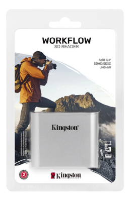USB-A 3.2 kortläsare Kingston Workflow Dual-Slot, extern, microSDHC/SDXC UHS-II#2