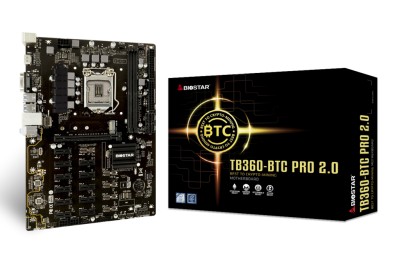 Biostar TB360-BTC PRO 2.0, Intel LGA1151, PCI Express, ATX, 2xDDR4, M.2 + SATA3, VGA/HDMI, USB 3.1, GigaLAN#1