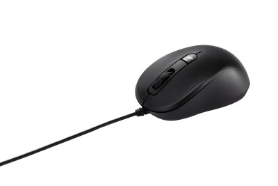 Asus MU101C Wired Blue Ray Mouse, 3200 dpi - Svart