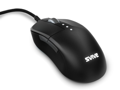 Svive Alpha Ultralight K22A E-sport Gamingmus (svart)
USB, 12000 DPI, 6 programmerbara knappar, 3360 sensor, medium, 67g#3