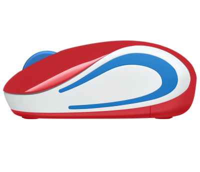 Logitech M187 Mini Mouse - Röd#3