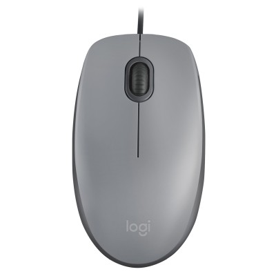 Logitech M110 Silent, 1000 dpi - Grå