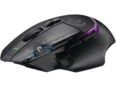 Logitech G502 X Lightspeed Wireless, 25600 dpi, 13 programmerbara knappar, HERO-sensor, RGB - Svart#4