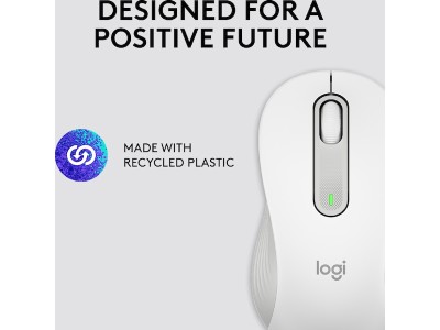Logitech Signature M650 Left Large, 2000 dpi, RF/Bluetooth, vänsterhänt - Off White#2