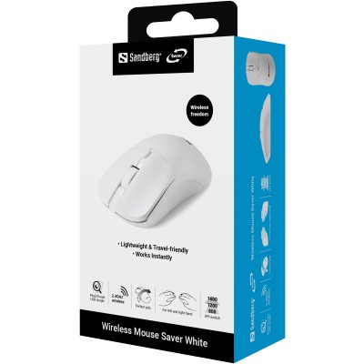 Sandberg Wireless Mouse Saver, 1600 dpi - Vit#5