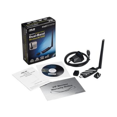 Nätverkskort Asus USB-AC56 Wireless AC1300 Dual Band, USB, extern antenn#3