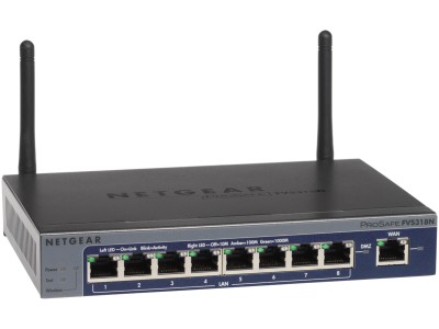 Trådlös router Netgear ProSafe FVS318N Gigabit VPN Firewall, Wireless N300 med 8-port Gigabit switch#2