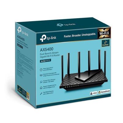 TP-Link Archer AX72 WiFi 6 Gaming Router AX5400, USB 3.0, Qualcomm CPU, 200+ enheter#4