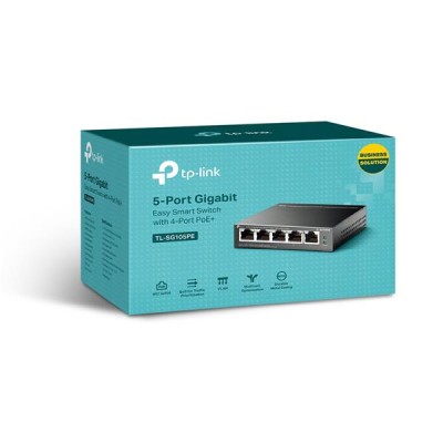 TP-Link TL-SG105PE Smart Switch, 5-port Gigabit, 4xPoE+, 65W#2