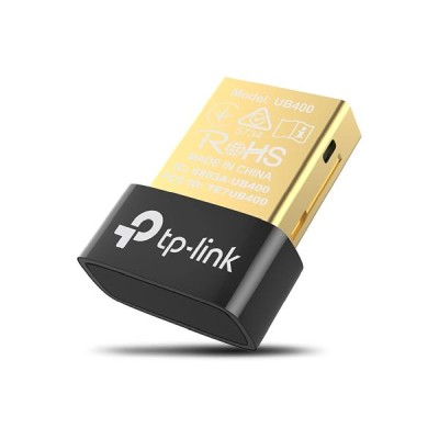 TP-Link UB400 Bluetooth 4.0 Adapter Nano (svart) Plug and Play, nanostorlek, drivrutinsfri, lågenergi (BLE)