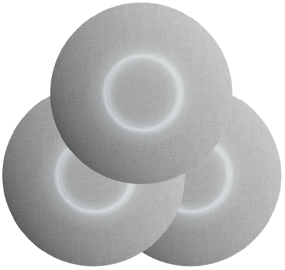 Ubiquiti Networks Upgradable Casing for nanoHD / U6 Lite / U6+, 3-pack - Fabric/Tyg