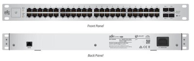 Ubiquiti Networks UniFi US-48-500W, 48-port Gigabit (PoE+) + 4 SFP, 500W