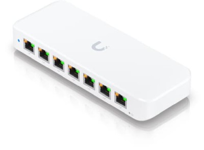 Ubiquiti UniFi Switch Ultra, 7xGbE (PoE+), strömförsörjning via PoE