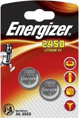 Energizer Lithium batteri CR2450 2p