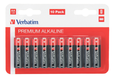 Verbatim Alkaline Battery AA 10 Pack / LR6