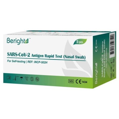 Beright Covid-19 Antigentest Nasal självtest 5 st