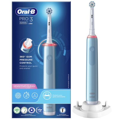 Oral B Eltandborste Pro3 3200S Blue