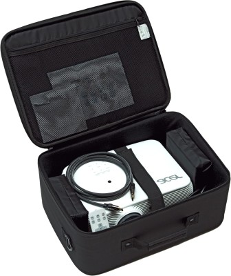 Projektorväska Celexon Stor, 41x29x15cm, hårt skal, tvättbar och vattentät - Svart#3