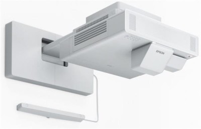 Epson EB-1485Fi, 5000 ANSI lumen, 1920x1080 Full HD, 27~36dB, 3xHDMI, högtalare, WiFi, interaktiv UltraShort-throw, inkl. fäste och 2 pennor