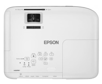 Epson EB-W51, 4000 ANSI lumen, 1280x800, 16000:1, 28dB, HDMI, inbyggd högtalare#2