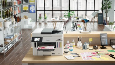 Canon MAXIFY GX7150, skrivare + scanner + kopiator + fax, 24/15,5 ppm ISO, 1200x1200 dpi scanner, display, duplex, USB/LAN/WiFi, Airprint#8