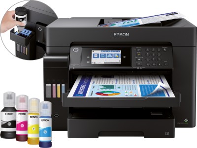 Epson EcoTank ET-16655, A3 skrivare + scanner + kopiator + fax, 25/25 ppm ISO, 1200x2400 dpi scanner, display, ADF, AirPrint, USB/LAN/WiFi#2