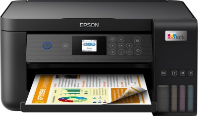 Epson EcoTank ET-2851, skrivare + scanner + kopiator, 10,5/5 ppm ISO, 1200x2400 dpi scanner, duplex, display, AirPrint, USB/WiFi