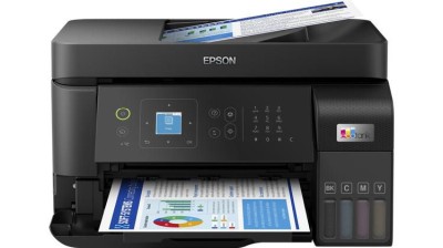 Epson EcoTank ET-4810, skrivare + scanner + kopiator + fax, 15/8 ppm ISO, 1200x2400 dpi scanner, display, ADM, AirPrint, USB/LAN/WiFi