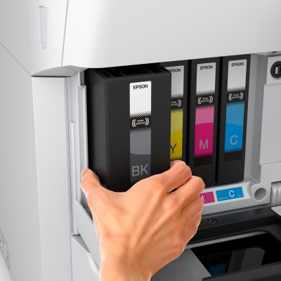 Epson WorkForce Pro EM-C7100DWF, skrivare + scanner + kopiator + fax, 25/24 ppm ISO, 800x2400 dpi scanner, display, duplex, AirPrint, USB/LAN/WiFi#2