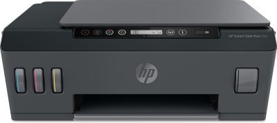 HP Smart Tank Plus 555, skrivare + scanner + kopiator, 11/5 ppm ISO, 1200 dpi scanner, AirPrint, USB/WiFi/Bluetooth