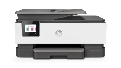 HP OfficeJet Pro 8022e All-in-One, skrivare + scanner + kopiator + fax, 20/10 ppm, duplex, AirPrint, USB/LAN/WiFi