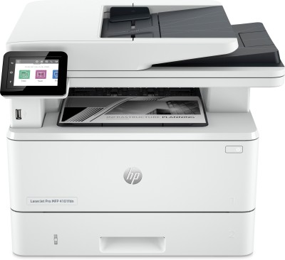 HP LaserJet Pro MFP 4102dw, skrivare + scanner + kopiator, 40 ppm, duplex, display, USB/LAN/WiFi, AirPrint