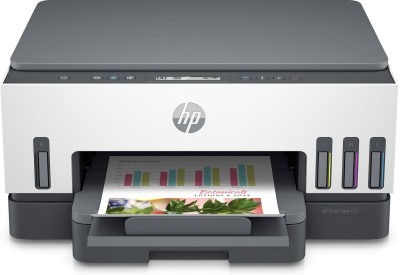 HP Smart Tank 720, skrivare + scanner + kopiator, 15/9 ppm ISO, 1200x1200 dpi scanner, duplex, AirPrint, USB/LAN/WiFi/Bluetooth