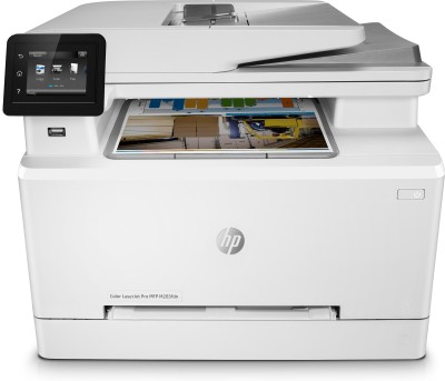 HP Color LaserJet Pro MFP M283fdn, färglaserskrivare + scanner + kopiator + fax, 22/22 ppm, duplex, ADF, AirPrint, USB/LAN