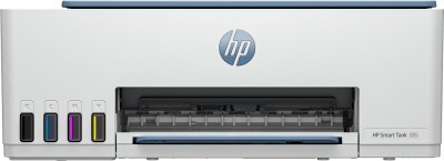 HP Smart Tank 585, skrivare + scanner + kopiator, 12/5 ppm ISO,1200x1200 dpi scanner, AirPrint, USB/WiFi/Bluetooth