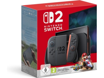 Nintendo Switch 2 Mario Kart World Bundle 7,9", 120hz-skärm, 4k-docka, GameChat, gameshare, 2x usb-C
