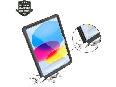 4smarts iPad 10,9" Active Pro Rugged Stark Cover (svart) Solid skal för Apple iPad 10,9" 10:e & 11:e generationen, vatten- och dammtätt (IP68)#5